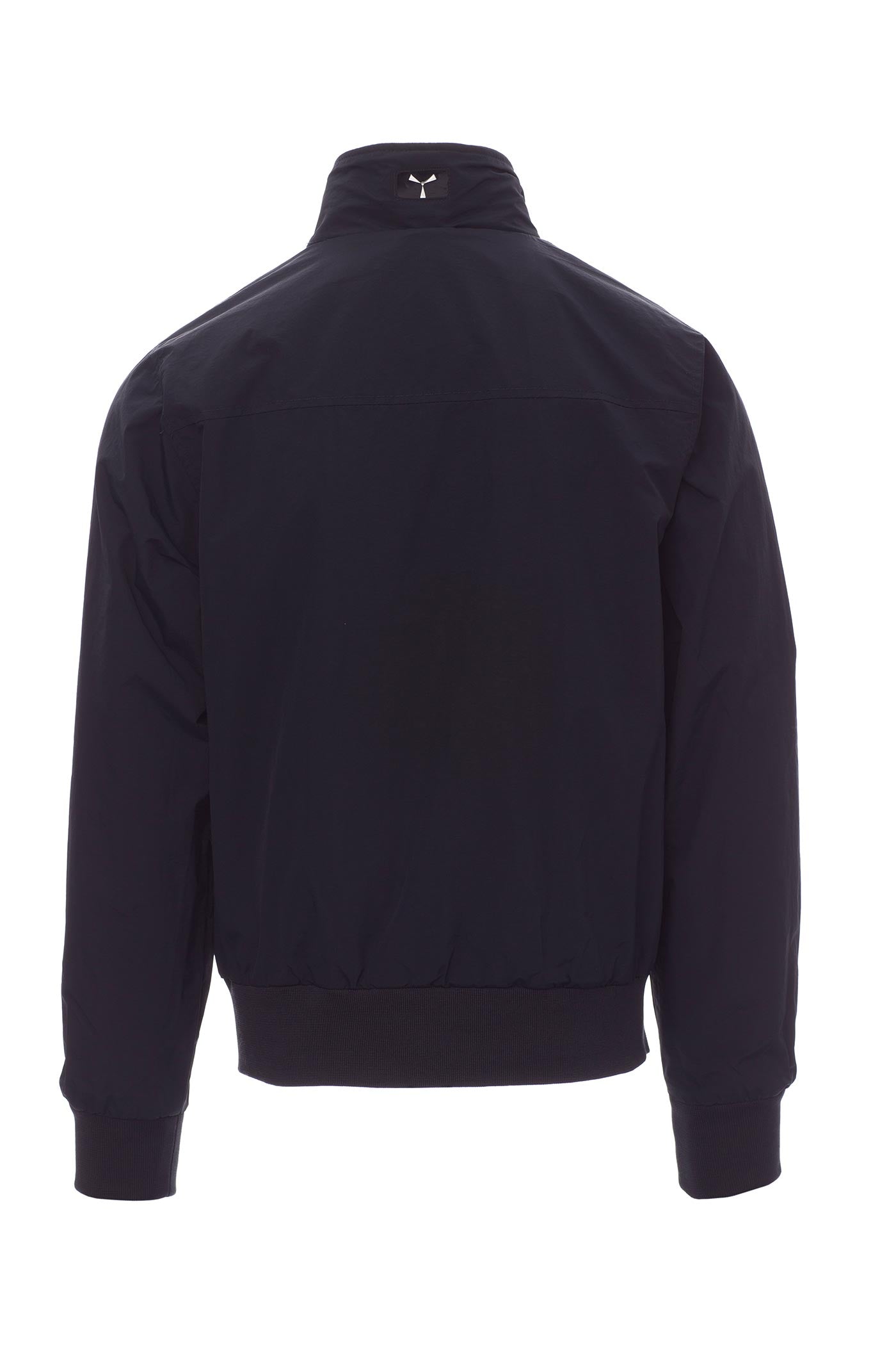 Herren Windbreaker mit Rippstrickbündchen und Stehkragen in Dunkelblau