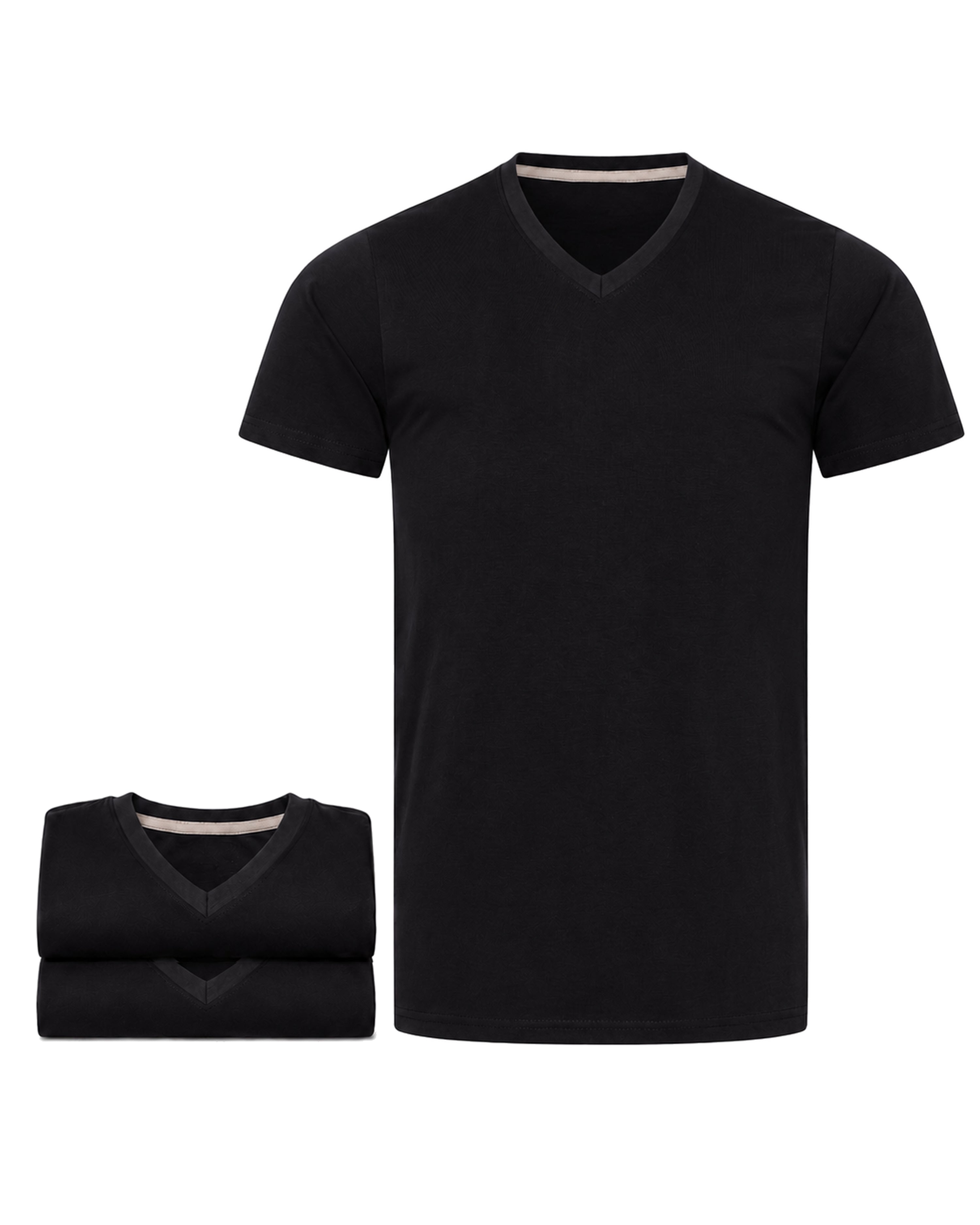 Herren T-Shirt 3er Pack V-Ausschnitt – V-Neck