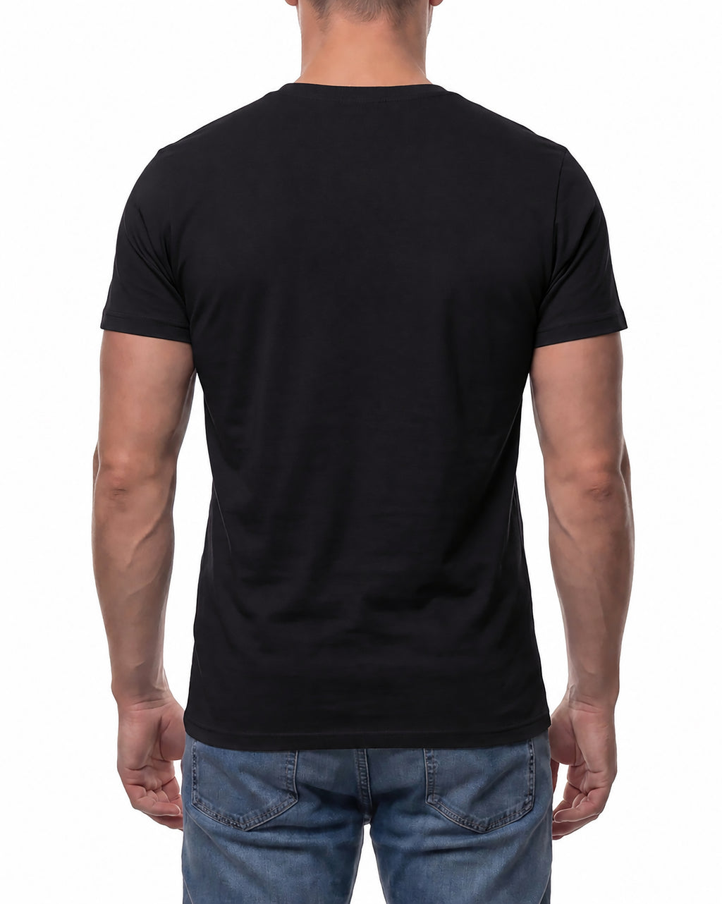 Herren T-Shirt V-Ausschnitt Baumwolle – V-Neck