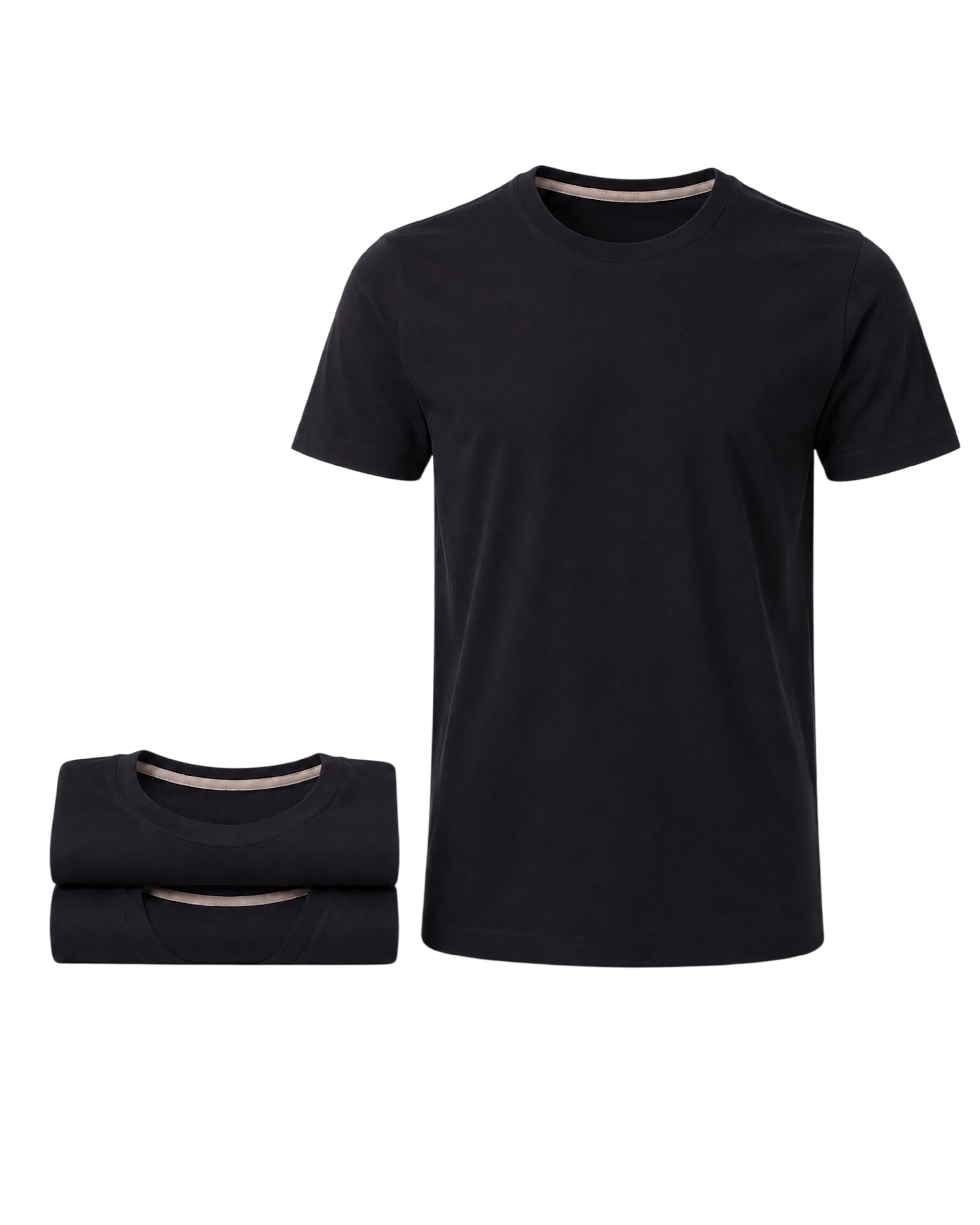 Herren T-Shirt 3er Pack Baumwolle – Sunset