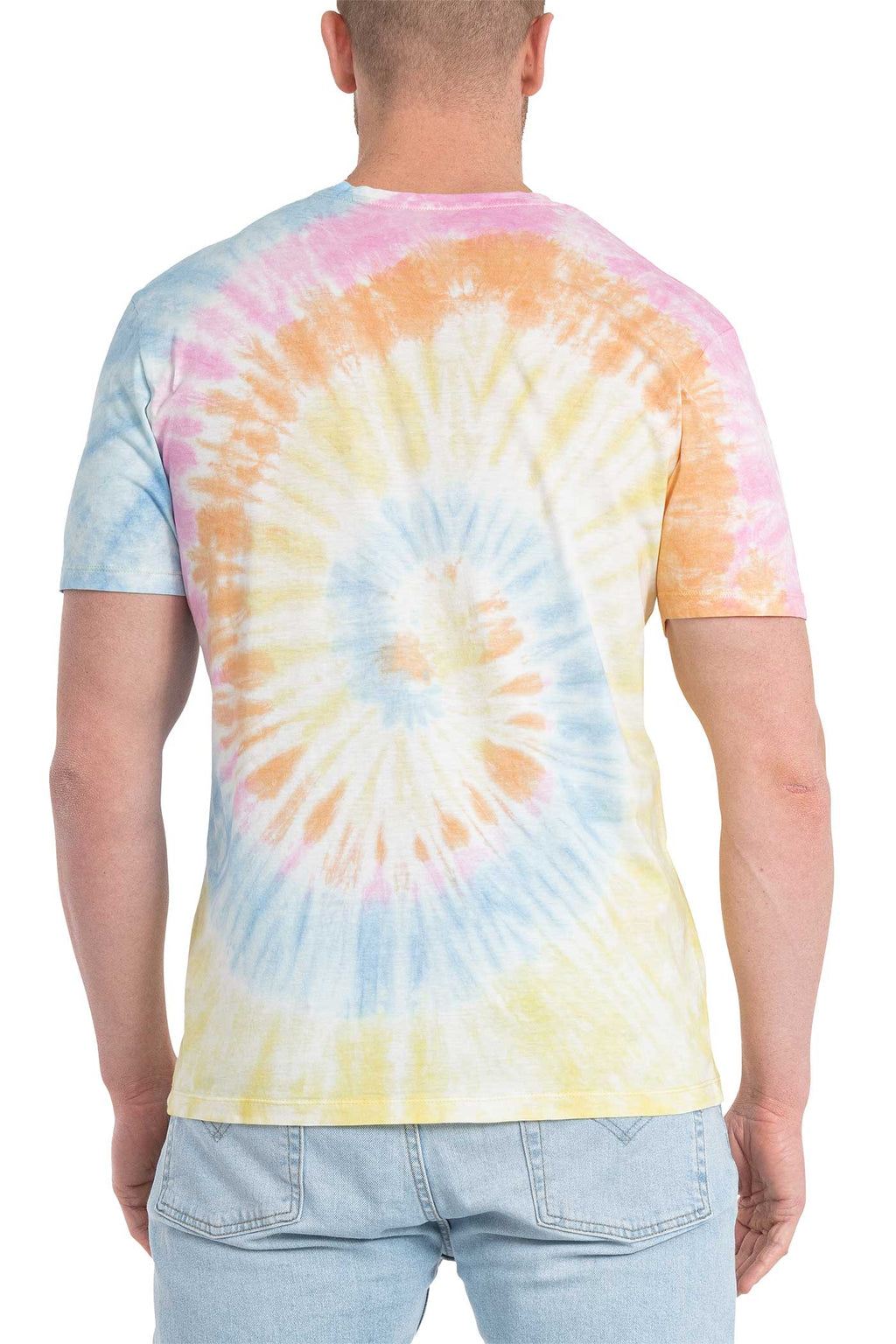 buntes T-Shirt mit Swirl
