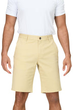 Herren Bermuda Shorts mit klassischem Schnitt in Beige