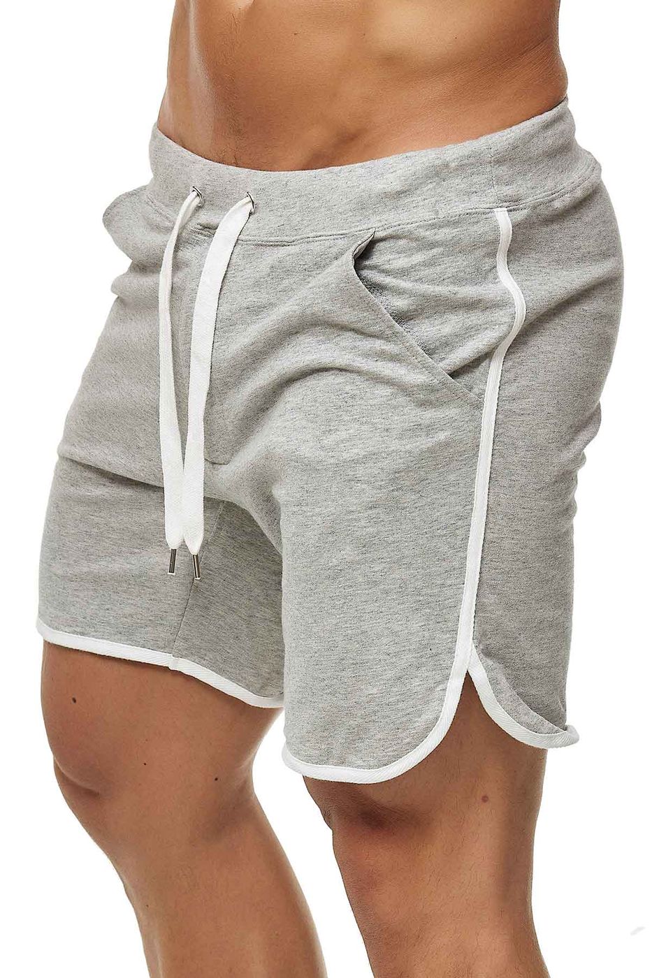 Herren Sportshorts mit Taschen in Grau