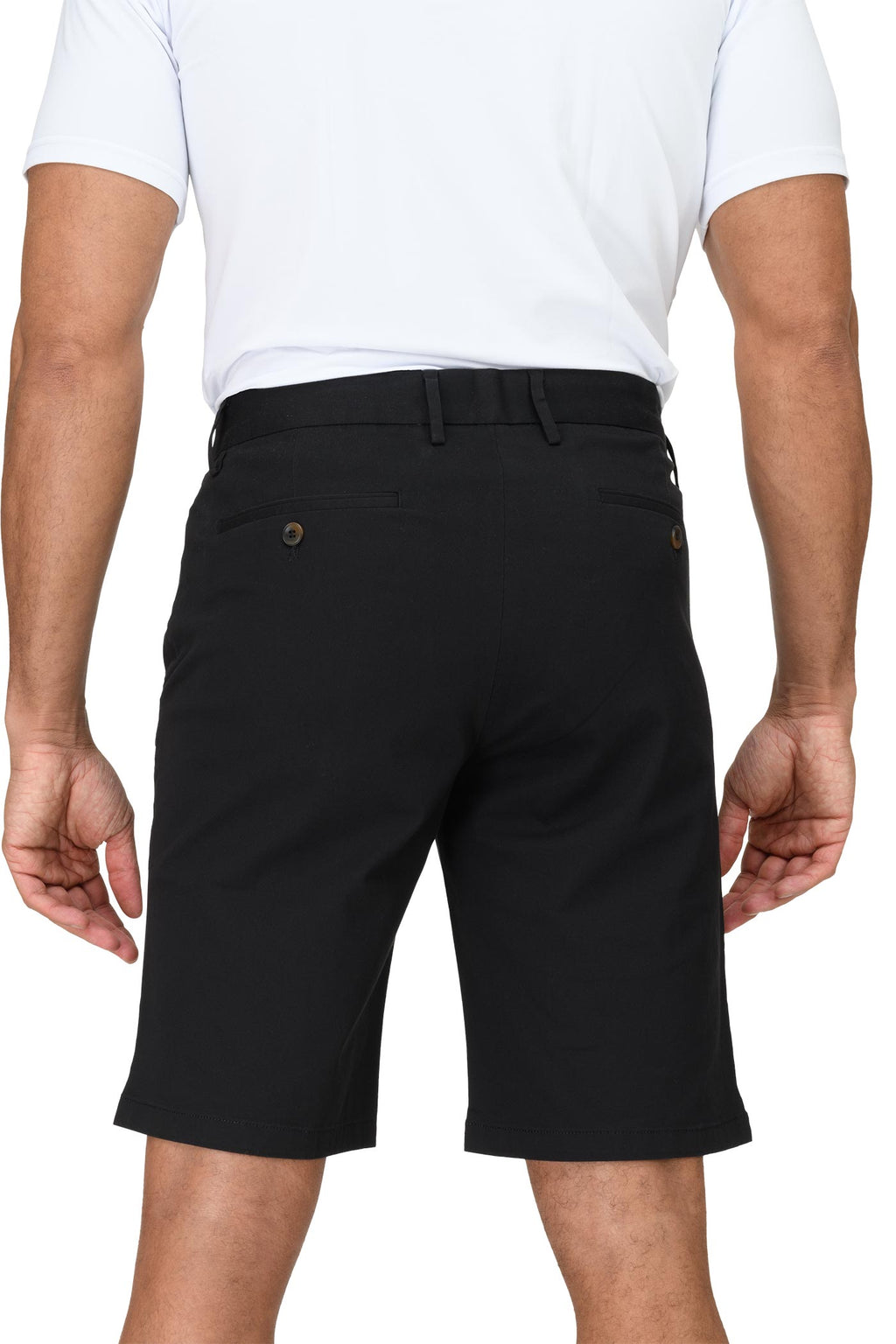 Herren Shorts für die Arbeit und Freizeit elegant in Schwarz