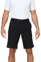 Herren Bermuda Shorts mit klassischem Schnitt in Schwarz