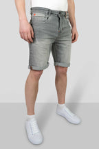 Herren kurze Jeans Hose Bermuda, Haka