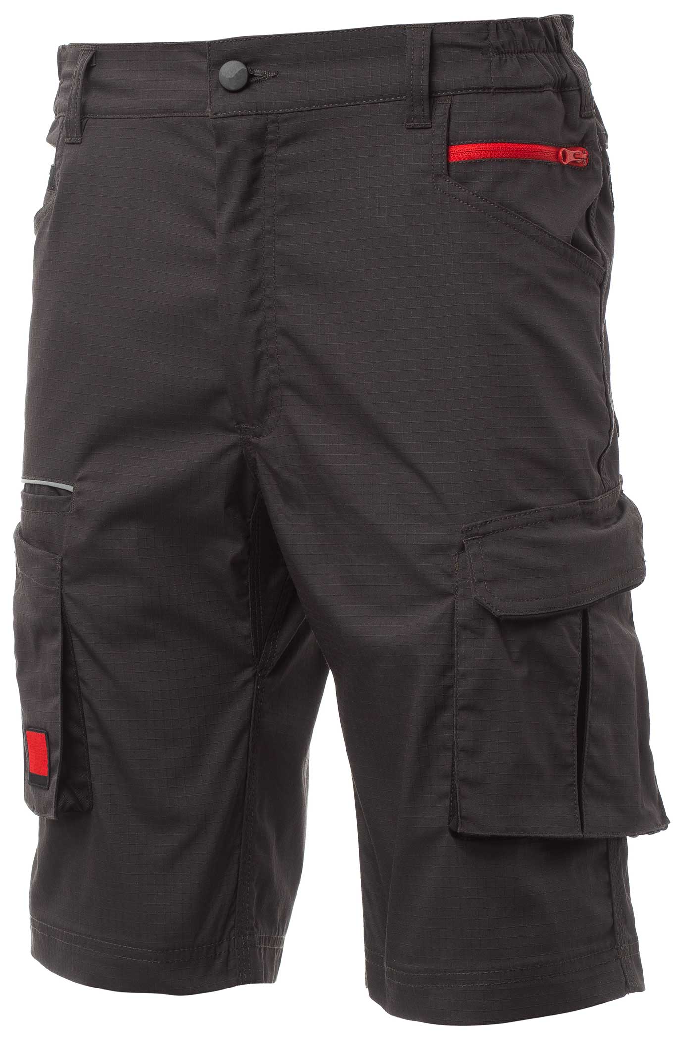 Herren kurze Arbeitshose Shorts mit multifunktionalen Taschen in Anthrazit