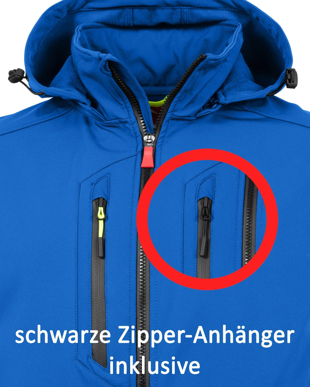 Herren leichte Softshelljacke mit Stehkragen & abnehmbarer Kapuze Creek LIT