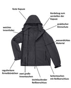 Herren Softshelljacke mit Kapuze Arbeitsjacke Gale