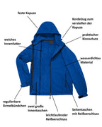 Herren Softshelljacke mit Kapuze Arbeitsjacke Gale