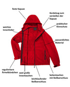 Herren Softshelljacke mit Kapuze Arbeitsjacke Gale
