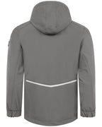 Herren leichte Softshelljacke mit Stehkragen & abnehmbarer Kapuze Creek LIT
