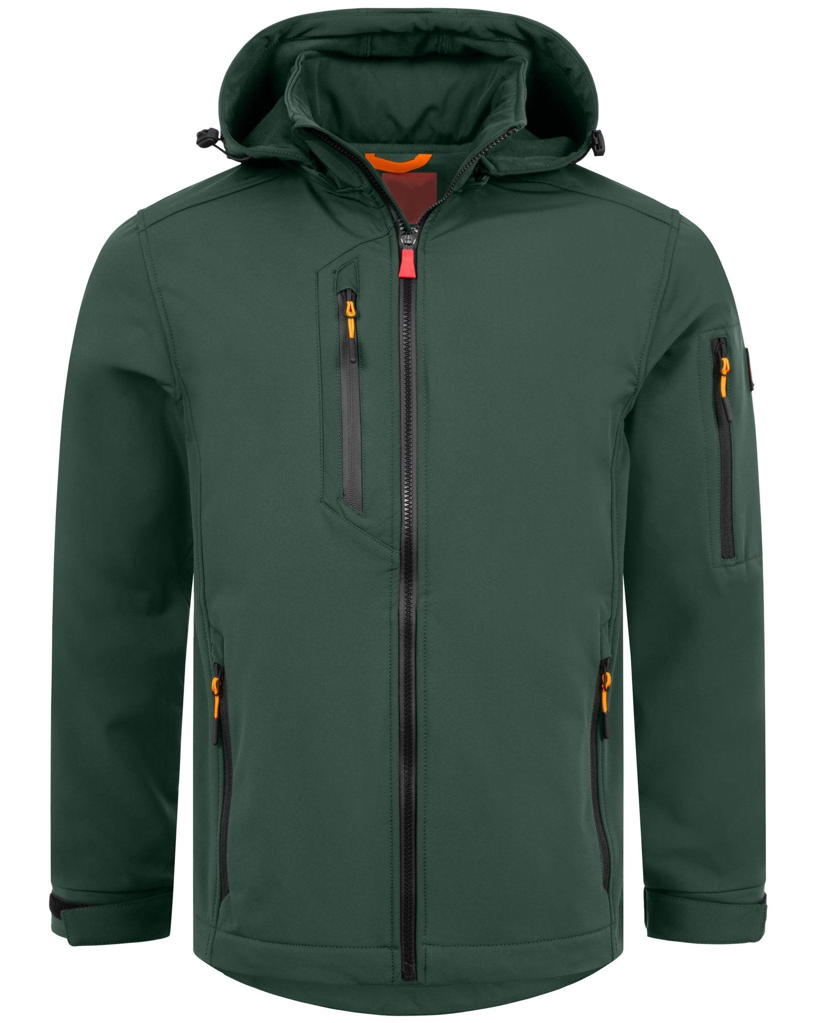Herren leichte Softshelljacke mit Stehkragen & abnehmbarer Kapuze Creek LIT