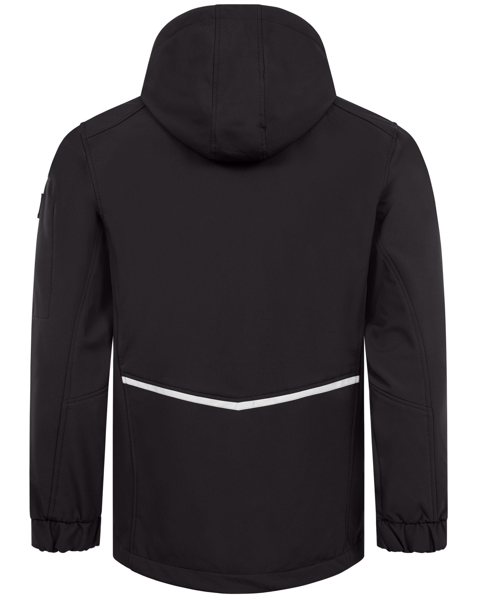 Herren leichte Softshelljacke mit Stehkragen & abnehmbarer Kapuze Creek LIT