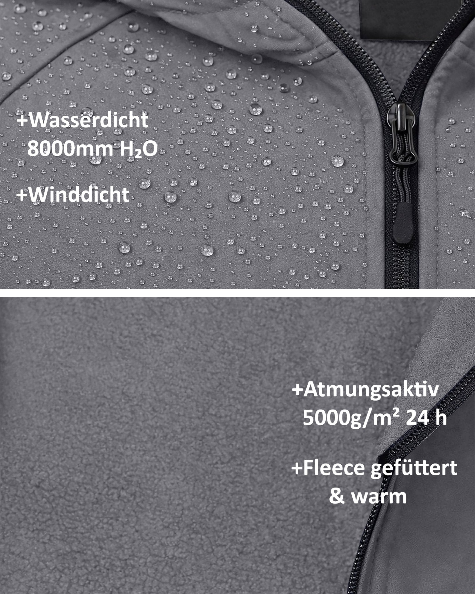Herren Softshelljacke mit Kapuze Arbeitsjacke Gale