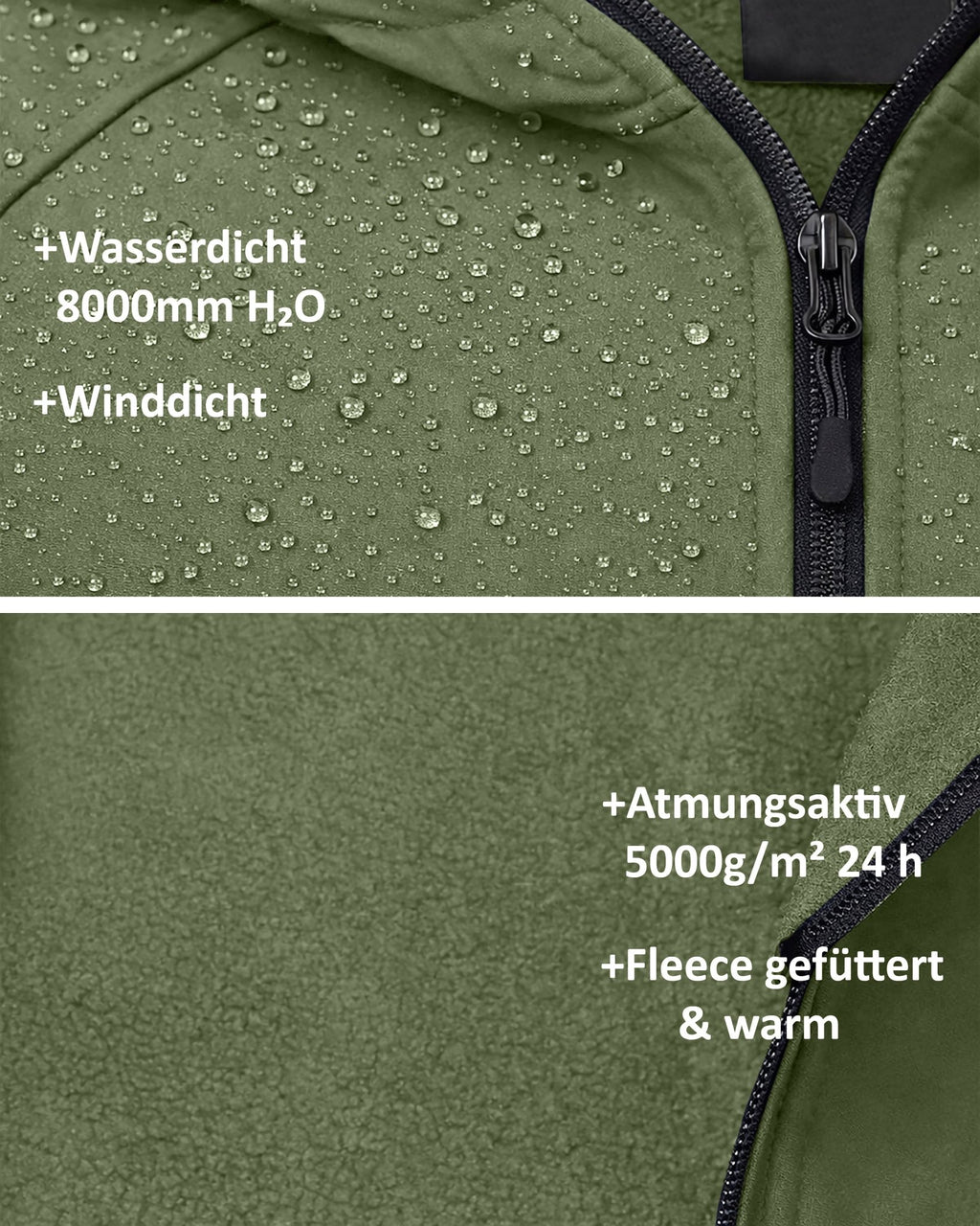 Herren Softshelljacke mit Kapuze Arbeitsjacke Gale