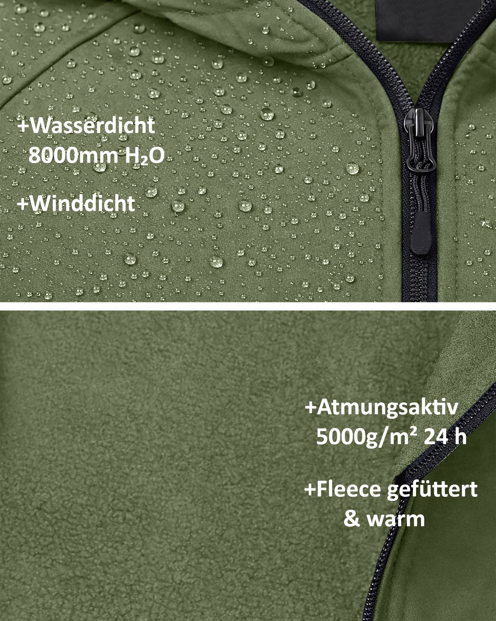 Herren Softshelljacke mit Kapuze Arbeitsjacke Gale