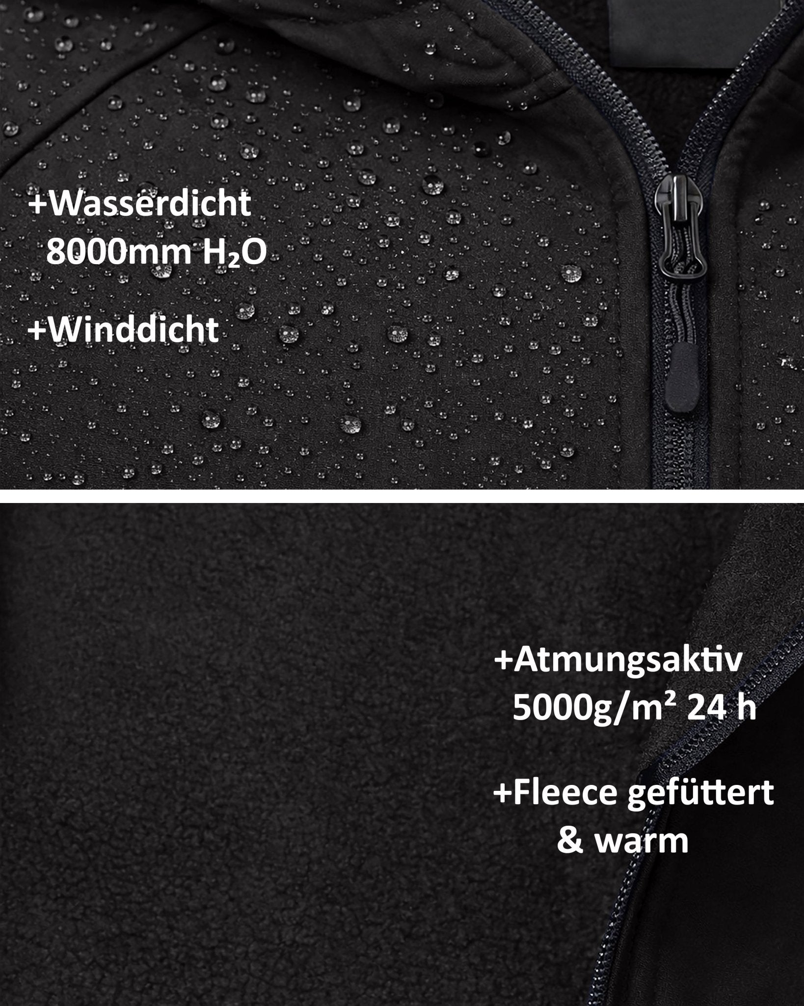 Herren Softshelljacke mit Kapuze Arbeitsjacke Gale