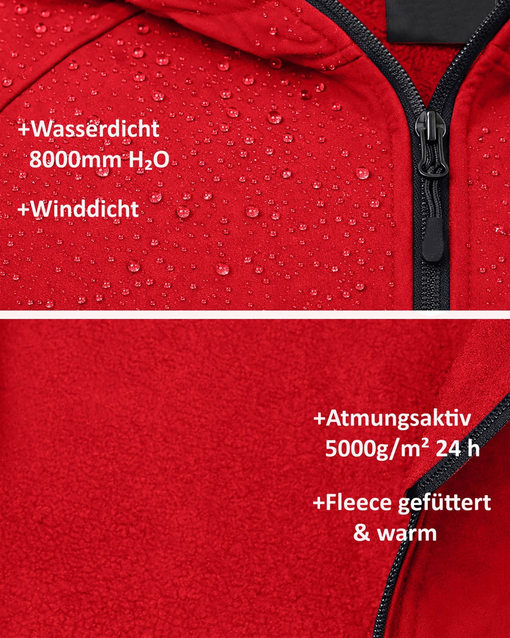 Herren Softshelljacke mit Kapuze Arbeitsjacke Gale