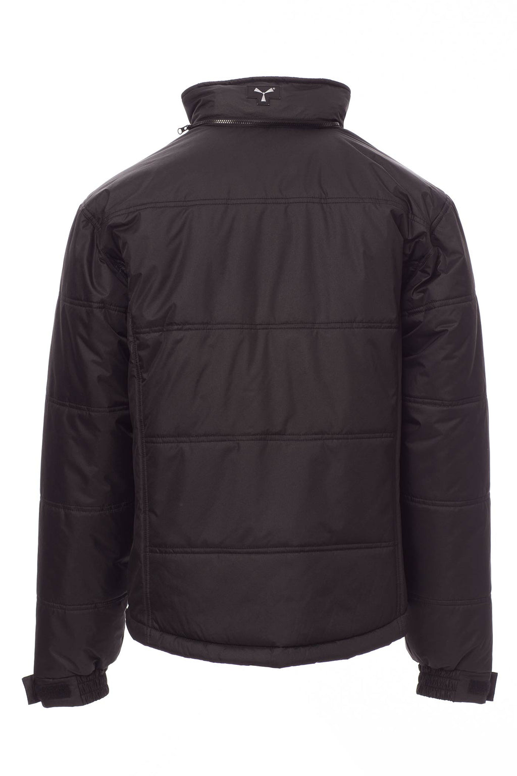 Herren Steppjacke mit Stehkragen in Schwarz