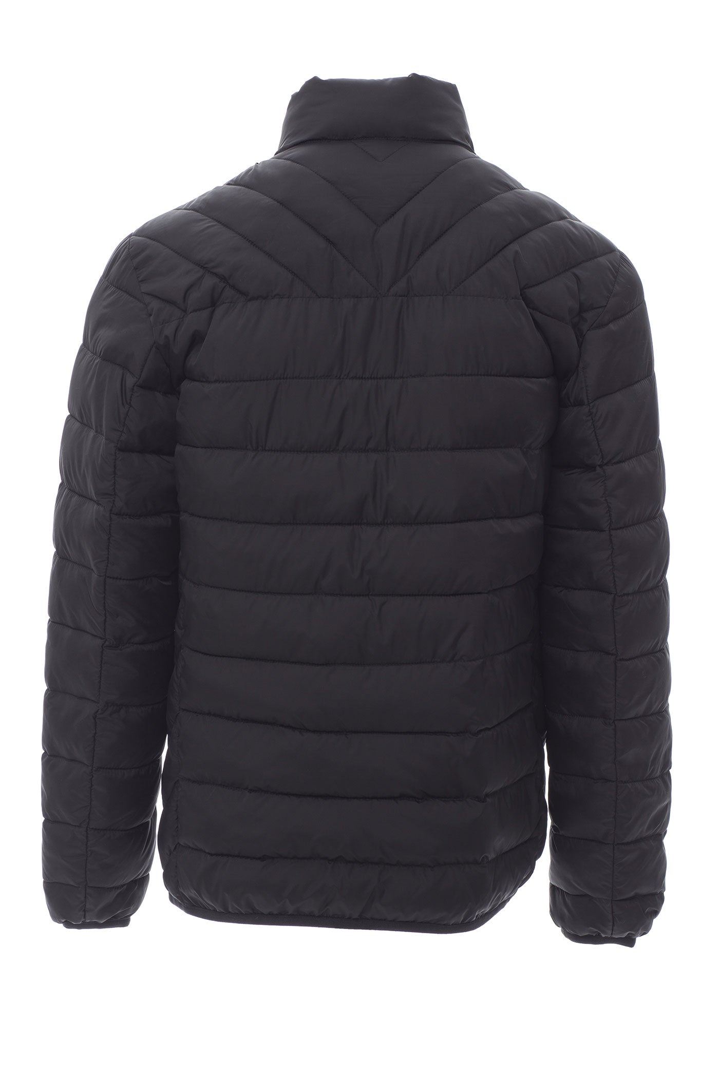 Herren Steppjacke mit Stehkragen in Schwarz