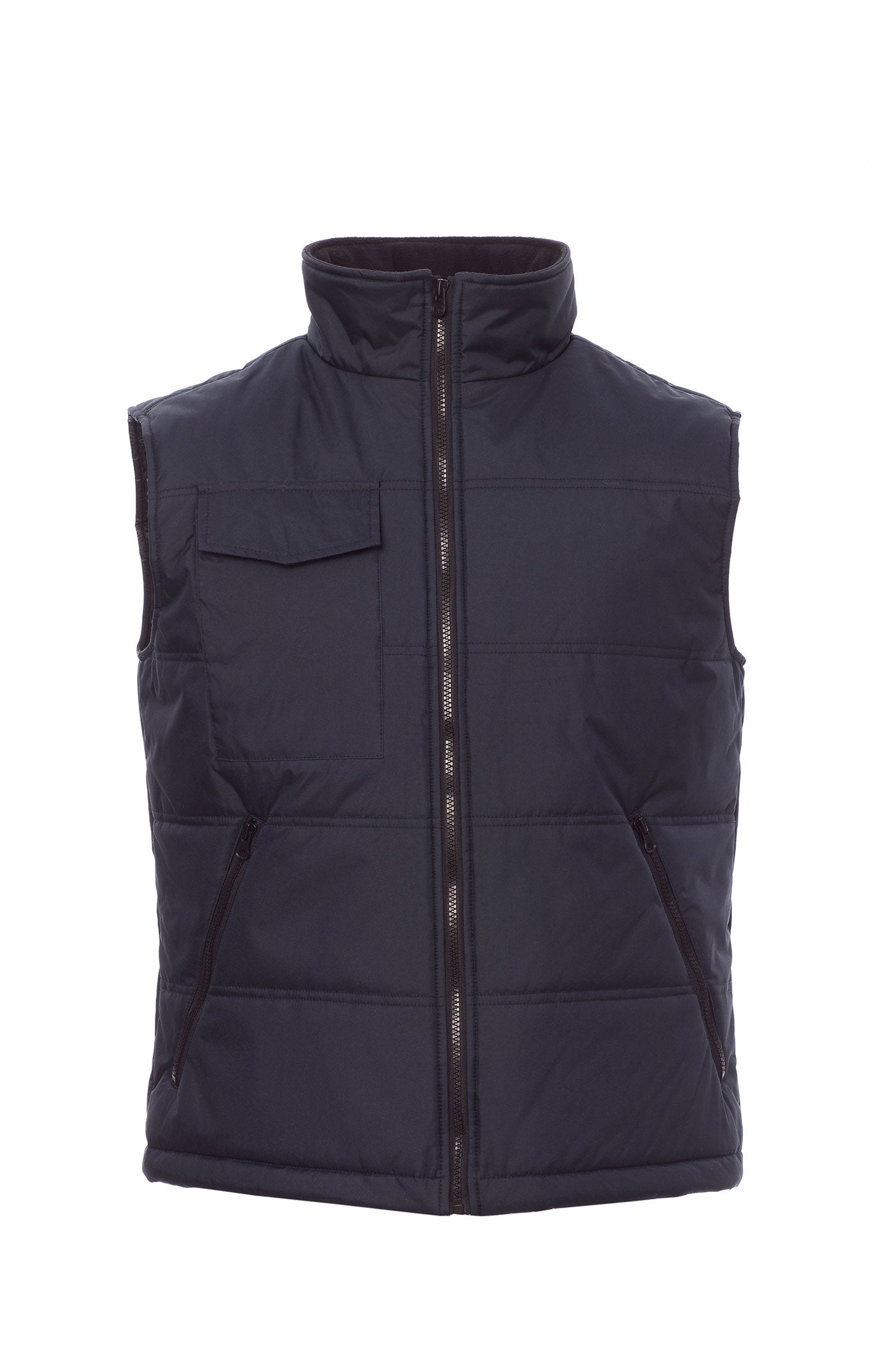 Herren Steppweste mit funktionalen Taschen in Dunkelblau