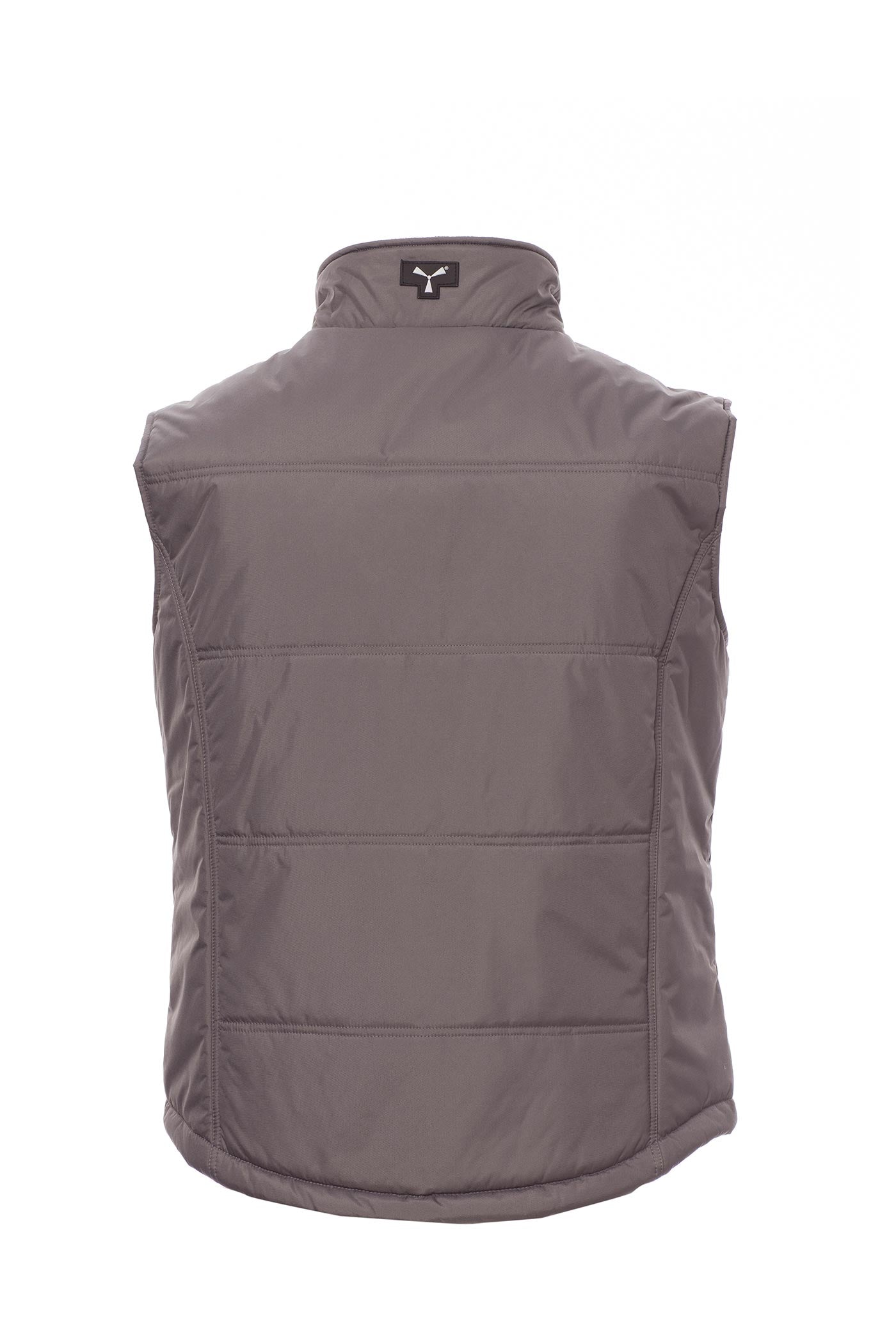 Herren Arbeitsweste gesteppt wattiert mit Stehkragen Anthrazit