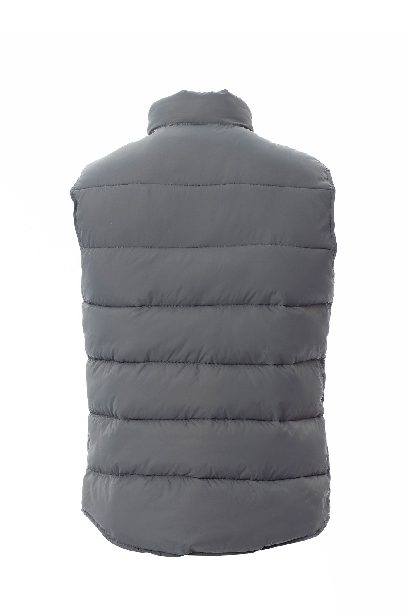 Herren Steppweste mit Stehkragen in Grau