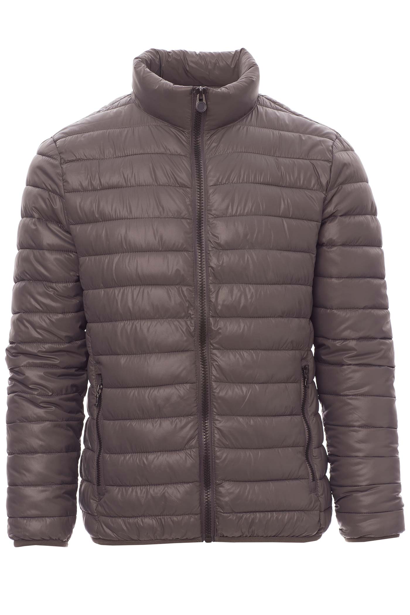 Herren Steppweste mit Stehkragen in Anthrazit