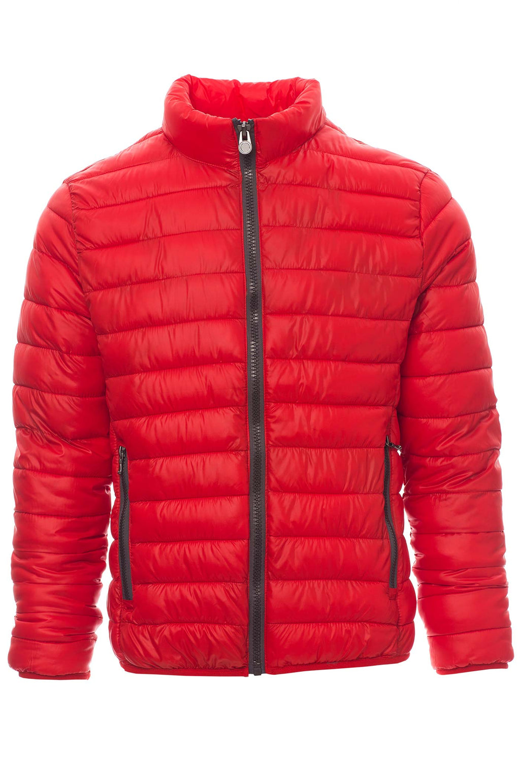 Herren Steppweste mit Stehkragen in Rot