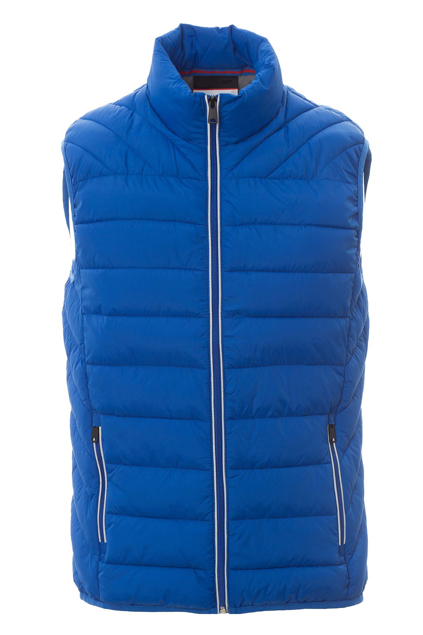 Herren Steppweste mit Taschen in Blau