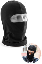 Herren Sommer Sturmhaube Schwarz