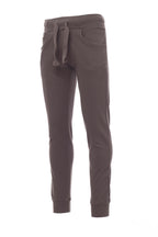 Herren Jogginghose mit Rippstrick an Taille und Fußgelenk in Anthrazit