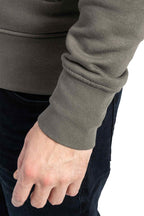 Herren Sweatjacke mit elastischen Ärmelbündchen und Taille in Anthrazit