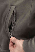Herren Jacke mit Reißverschlusstaschen in Anthrazit
