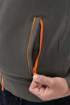 Herren Jacke sportliche für Männer mit Seitentaschen in Anthrazit