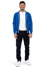 Herren Sweatjacke für sportliche Männer und Jungen in Blau
