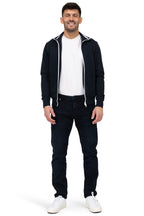 Herren Sweatjacke für sportliche Männer und Jungen in Dunkelblau