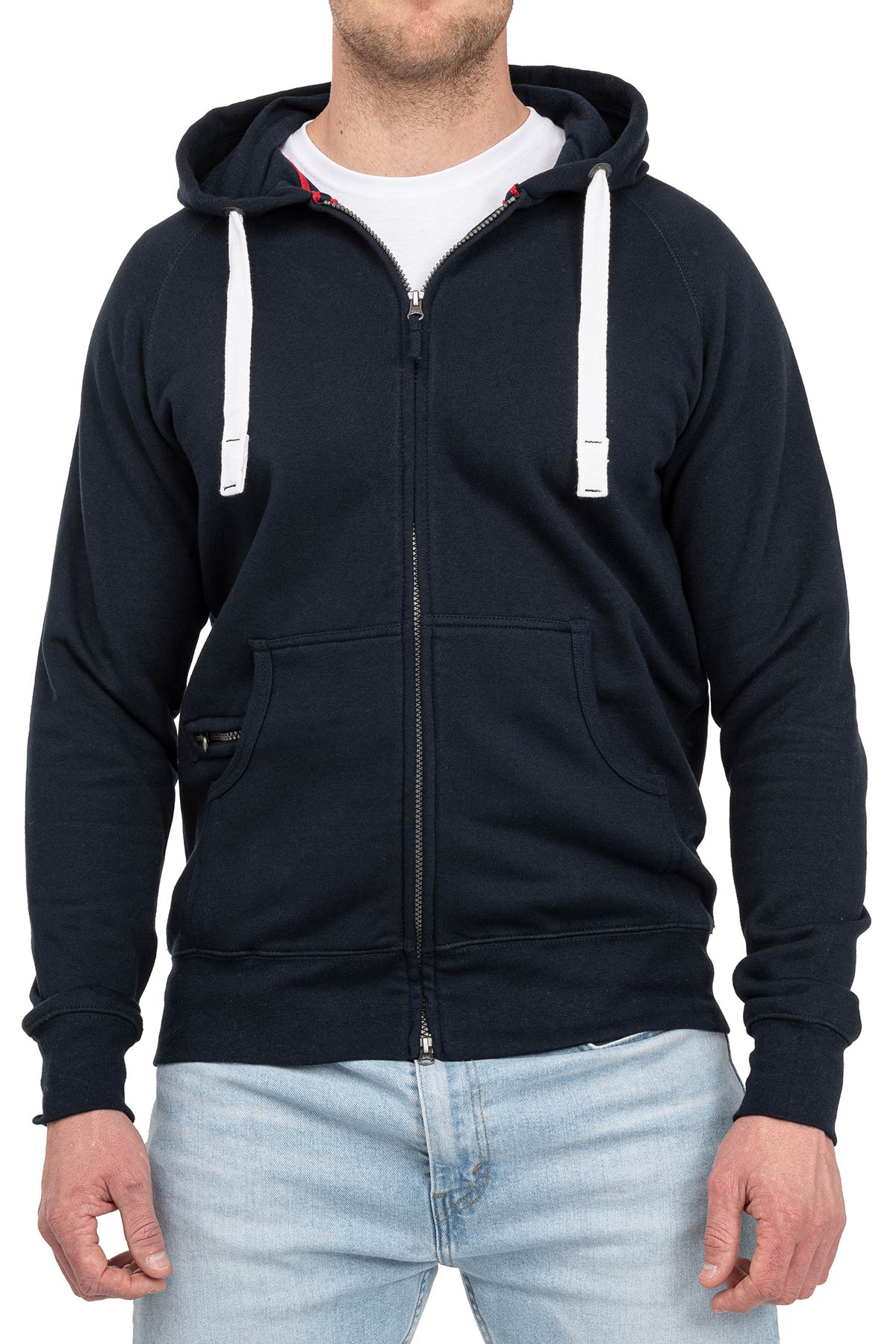 Herren Sweatjacke in großen Größen in Dunkelblau