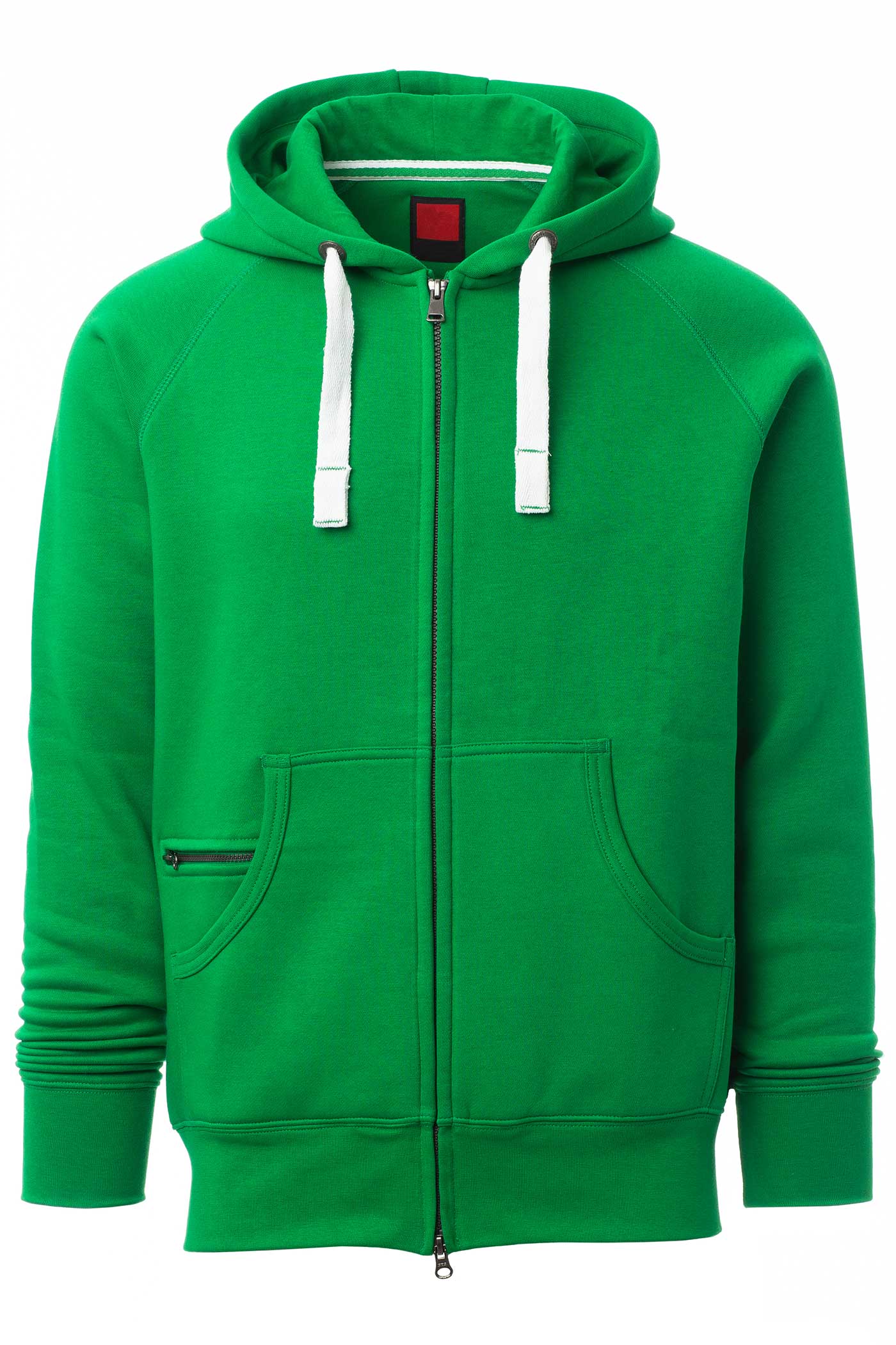 Herren Sweatjacke in großen Größen in Gelbgrün