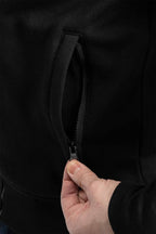 Herren Jacke mit Reißverschlusstaschen in Schwarz