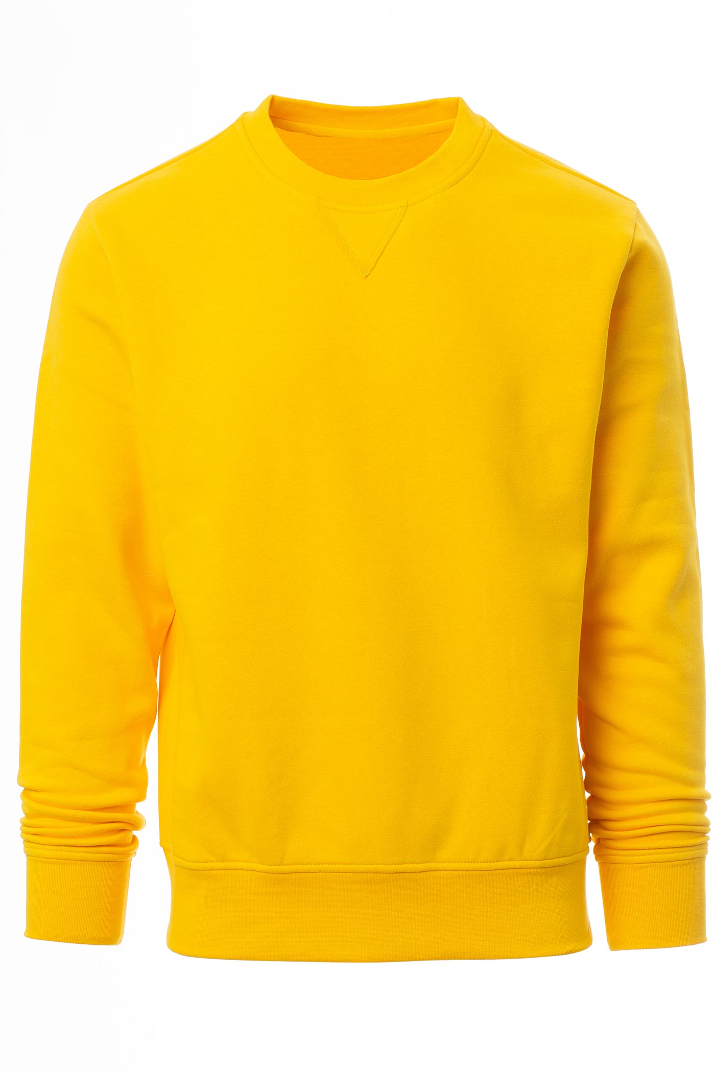 günstiger Basic Herren Pullover in Gelb