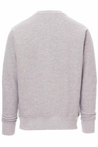 Herren Basic Sweatshirt in großen Größen in Grau meliert