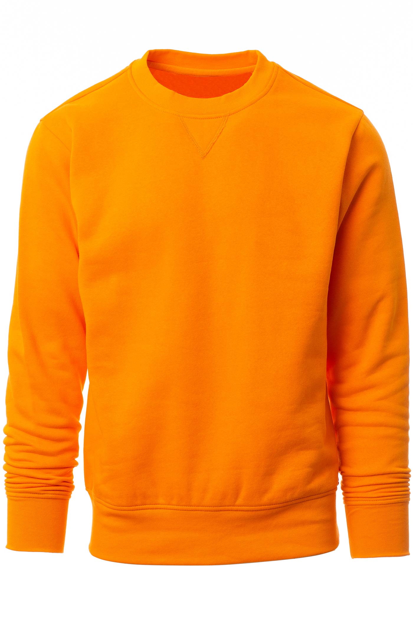 günstiger Basic Herren Pullover in Orange