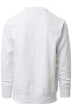 Herren Basic Sweatshirt in großen Größen in Weiß