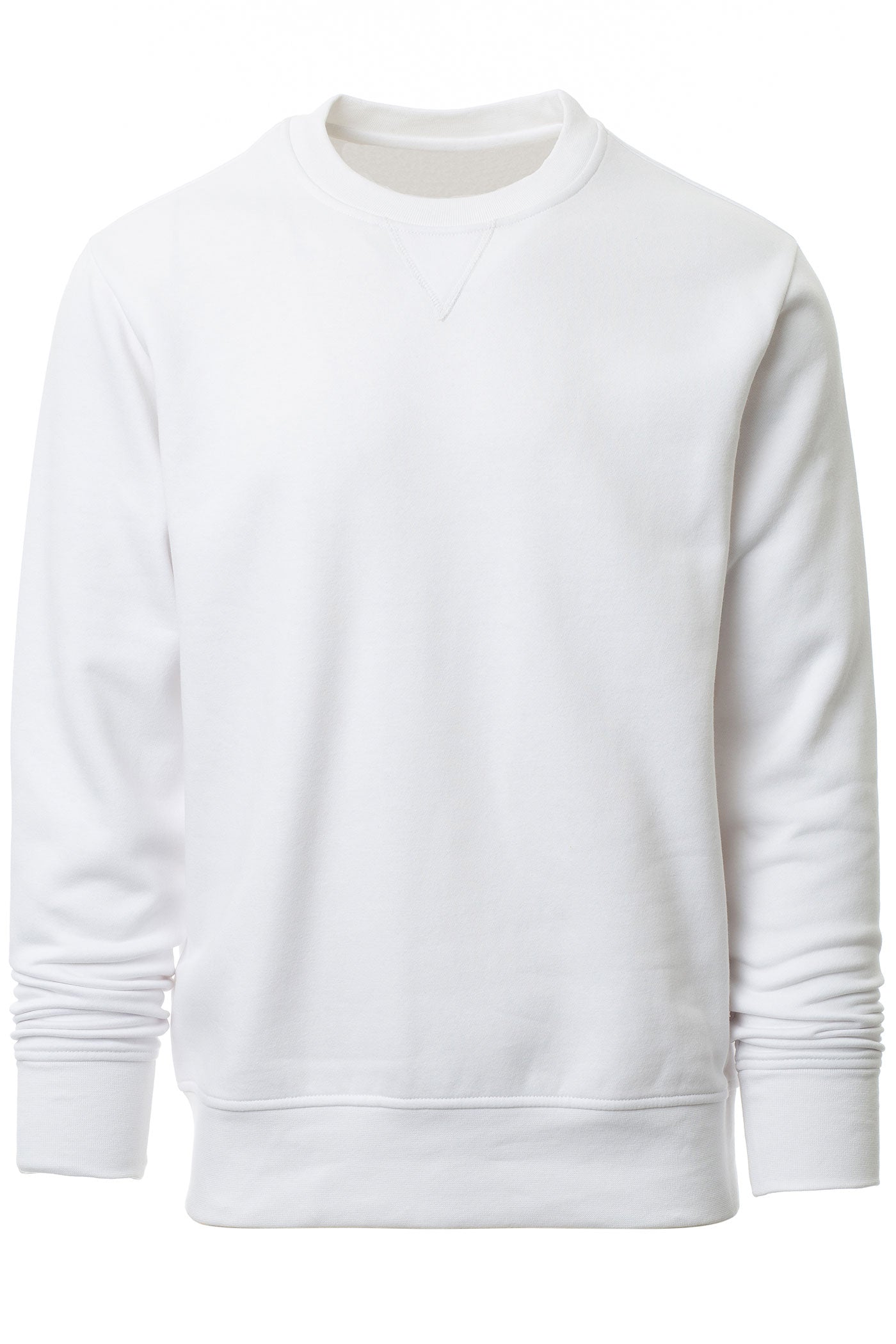 günstiger Basic Herren Pullover in Weiß