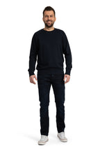 Herren leichtes Sweatshirt mit hoher Qualität in Dunkelblau