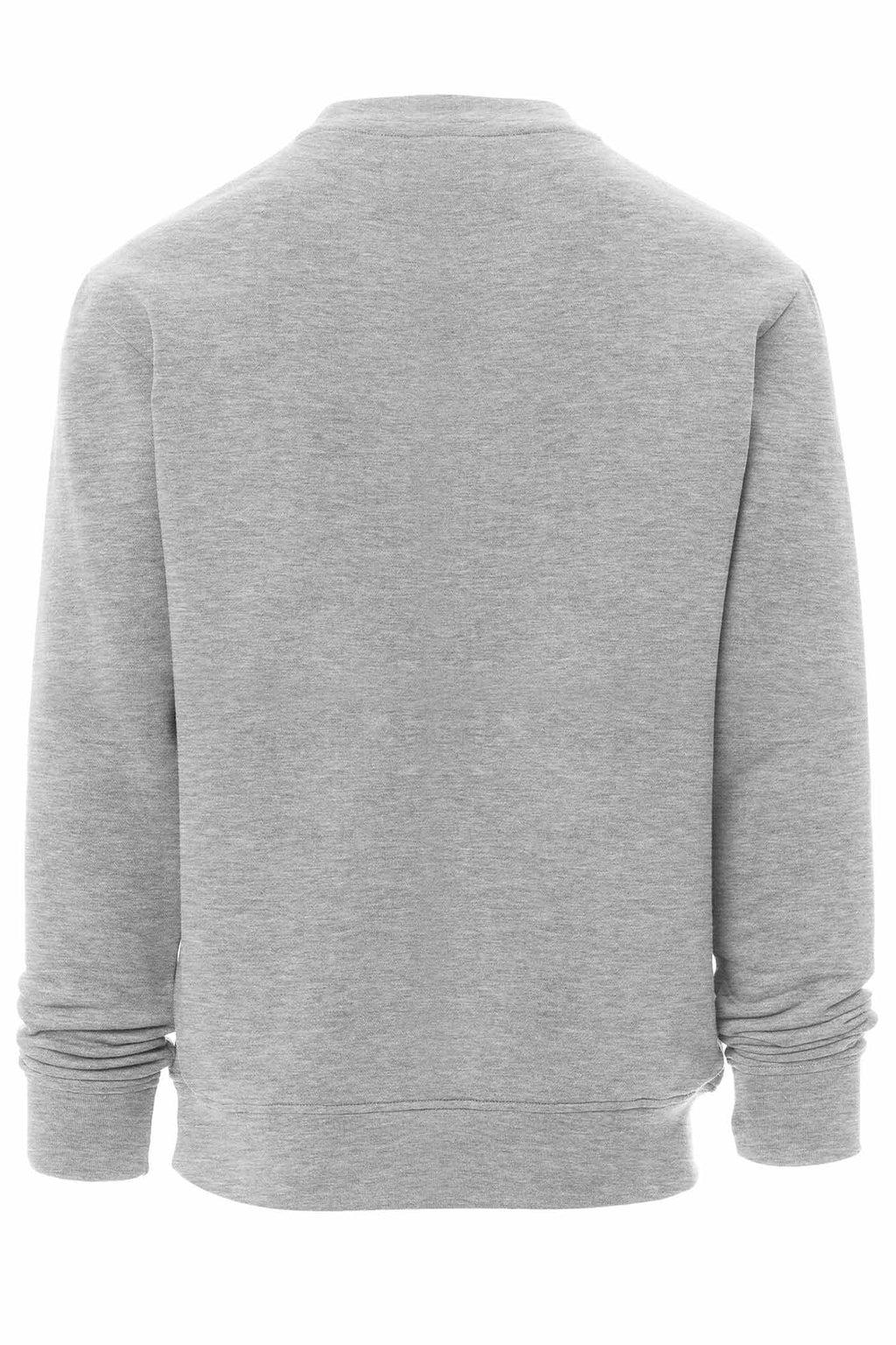 günstiges Basic Sweatshirt in Grau meliert