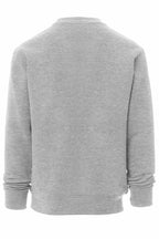 günstiges Basic Sweatshirt in Grau meliert
