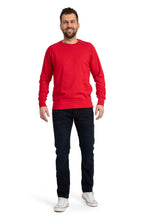 Herren leichtes Sweatshirt mit hoher Qualität in Rot